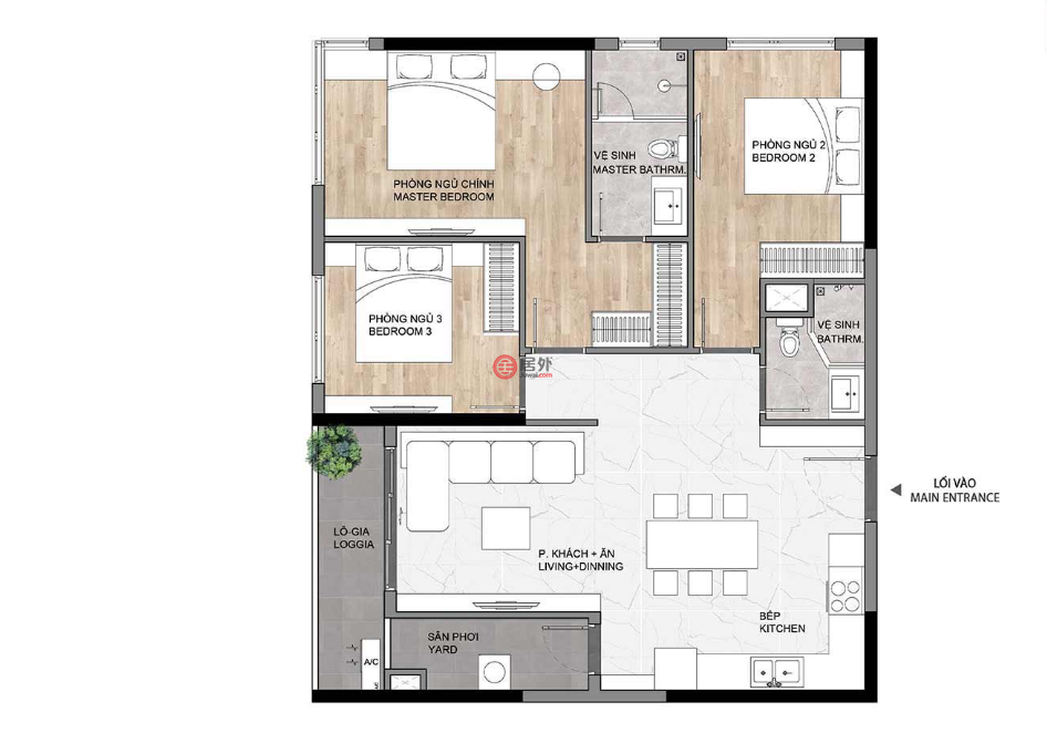 越南Hồ Chí Minh cityHo Chi Minh的公寓，170 Duong Lo Lu，编号70202989