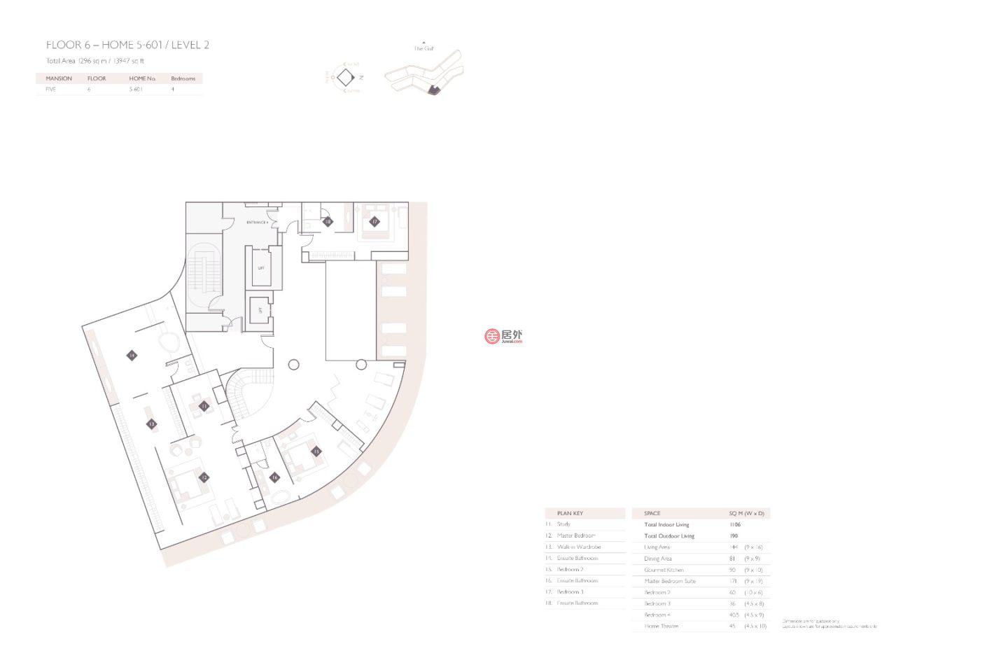 阿联酋迪拜迪拜的公寓，West Crescent，编号48206709