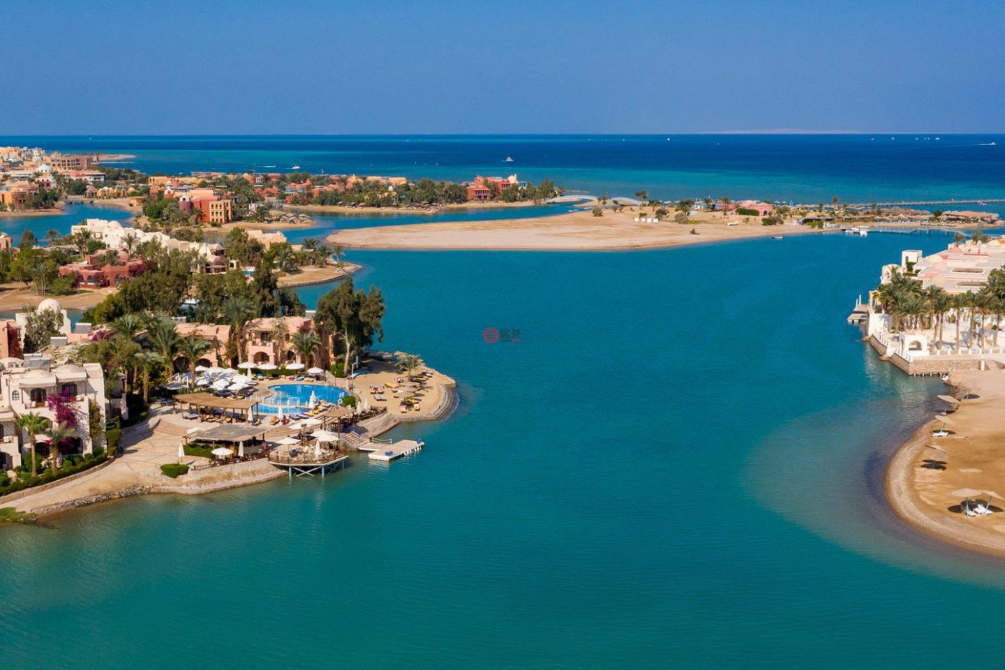 埃及萨尔瓦多加扎勒艾哈迈尔古尔代盖的独栋别墅，El Gouna，编号78308055
