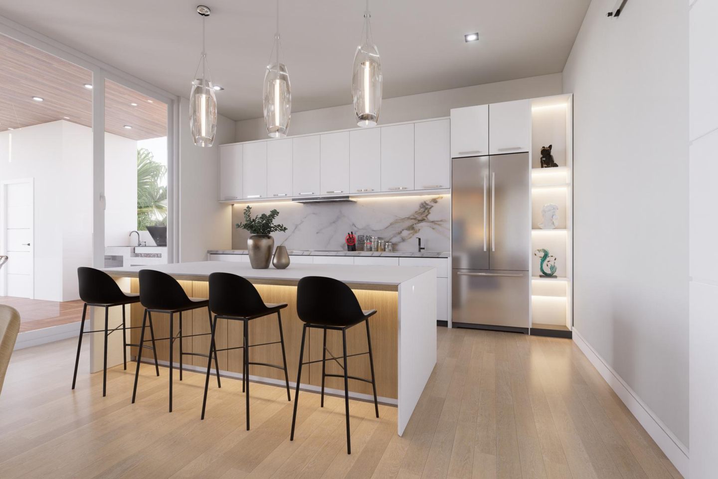 特克斯與凱科斯群島的独栋别墅，Lakeview Luxury Villa Venetian Road，编号78509765