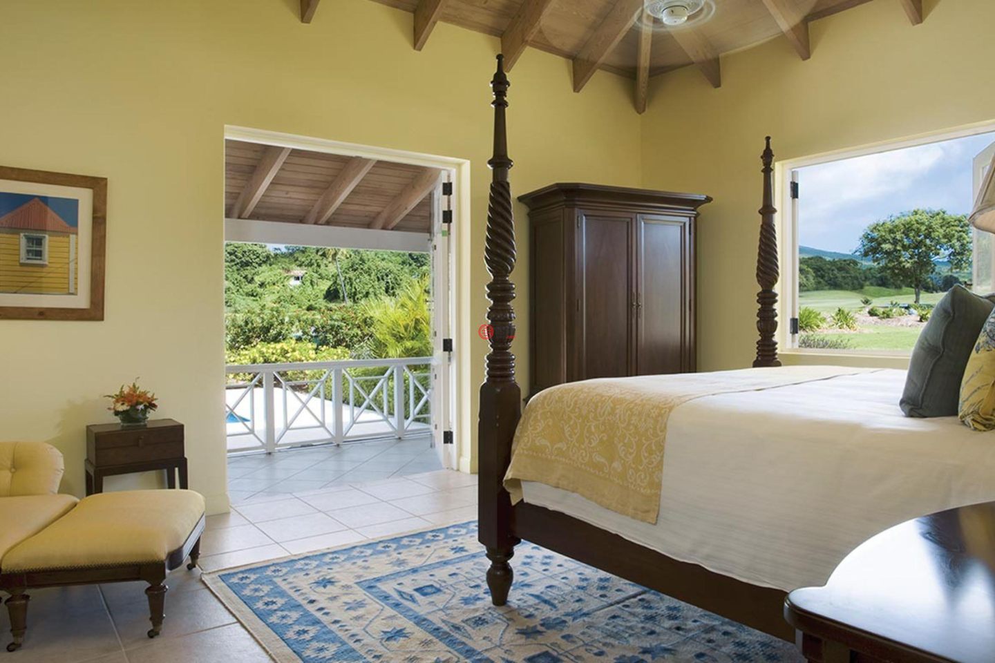 圣克里斯托弗和尼维斯岛NevisSt. Thomas Lowland的独栋别墅，Nevisian Retreat Palm Grove Villa 1437，编号77810516