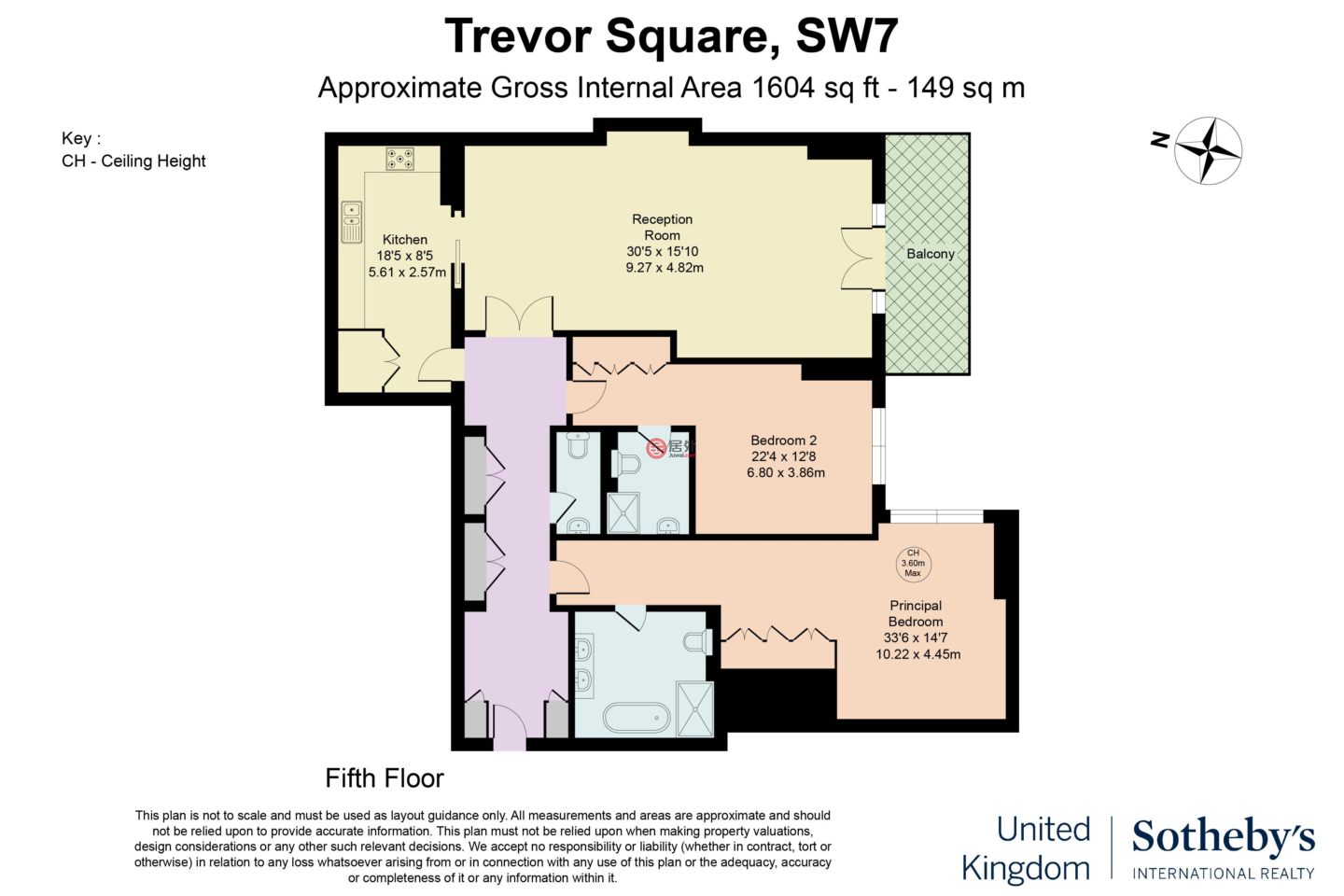英国英格兰伦敦的公寓，Trevor Square，编号78127252