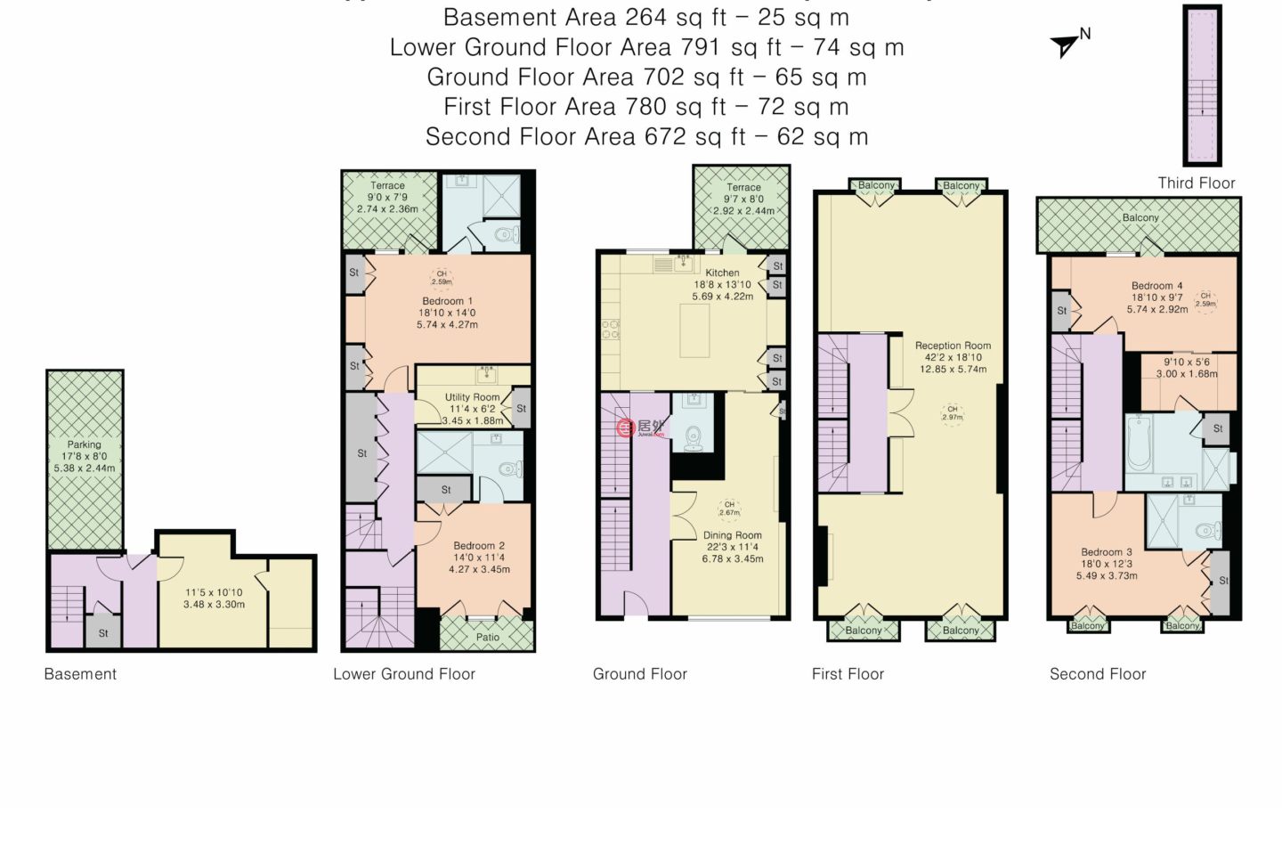 英国英格兰伦敦的联排别墅，Little Chester Street，编号78289882