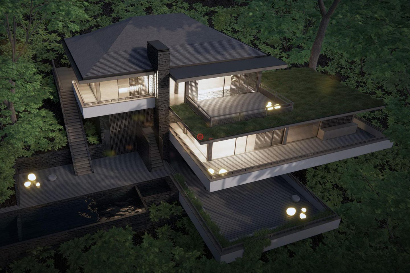 荷兰加勒比区Saba的独栋别墅，Haiku Inspired Lush Villa，编号72706910