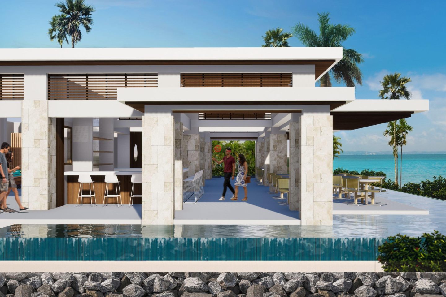 牙买加圣安妮拉納韋貝的独栋别墅，Villa 8 Palm Beach，编号77811346