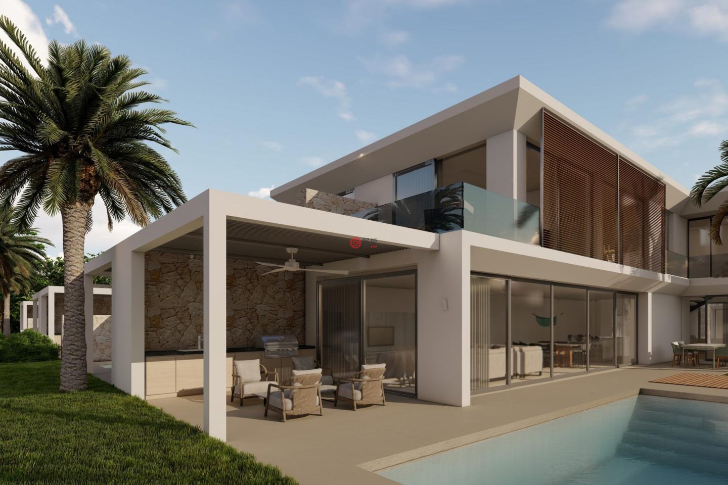 特克斯與凱科斯群島Grace Bay的联排别墅，Lot 3- One Step Grace Bay Luxury Townhomes，编号77947399