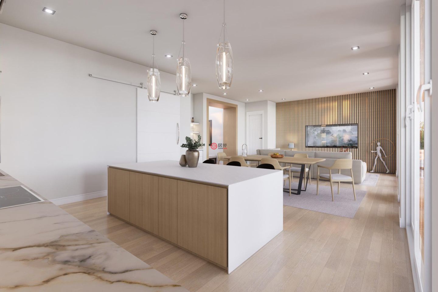 特克斯與凱科斯群島的独栋别墅，Lakeview Luxury Villa Venetian Road，编号78509786