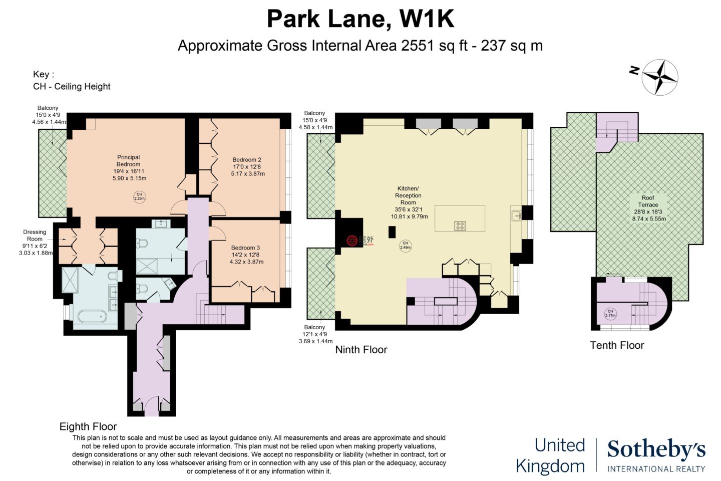 英国英格兰伦敦的公寓，Park Lane，编号78206391