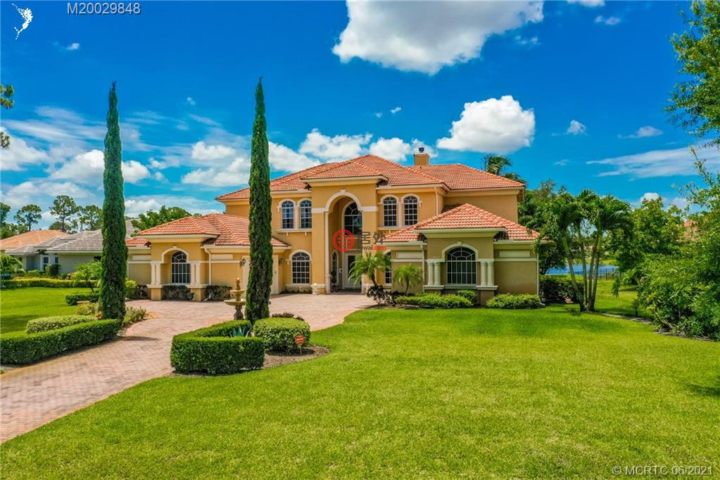 美国棕榈城5卧5卫的独栋别墅